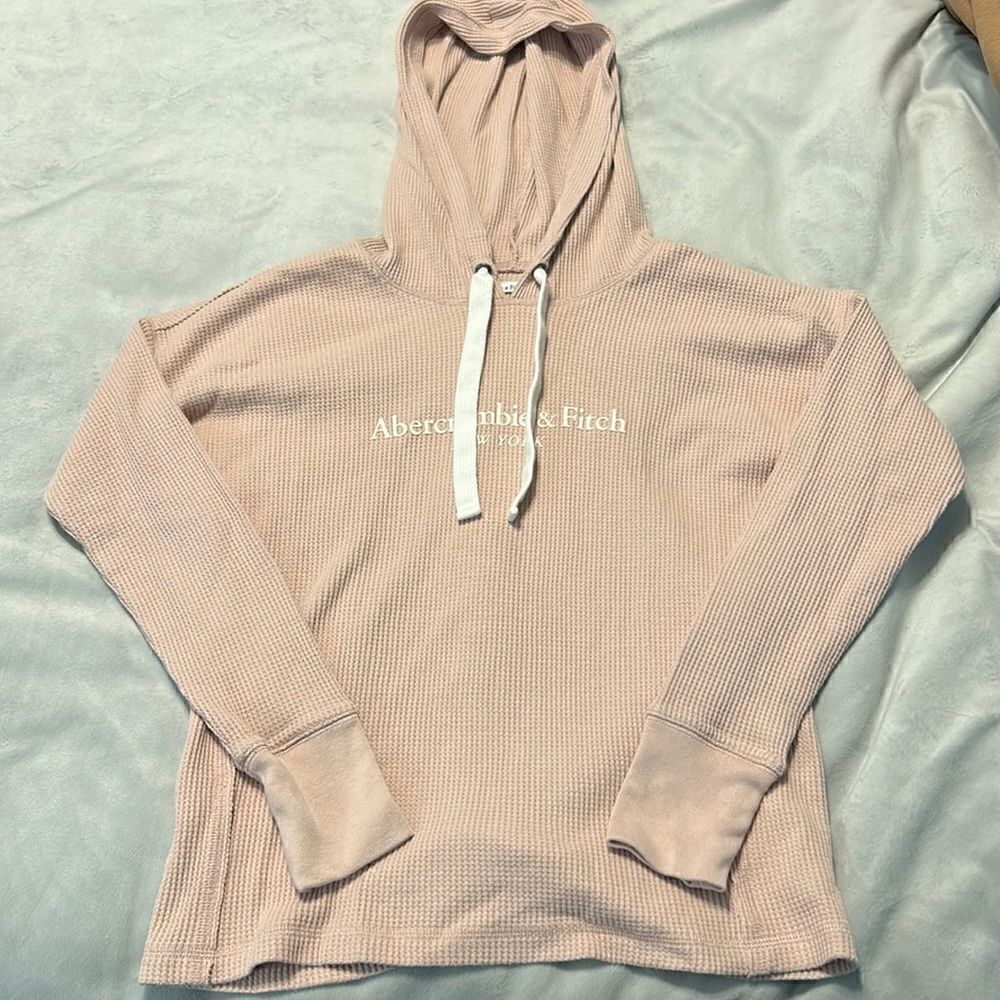 Abercrombie & Fitch Waffle Weave Hoodie (Women's Size Small)